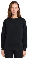 Z Supply Boyfriend Sweatshirt Black In Black