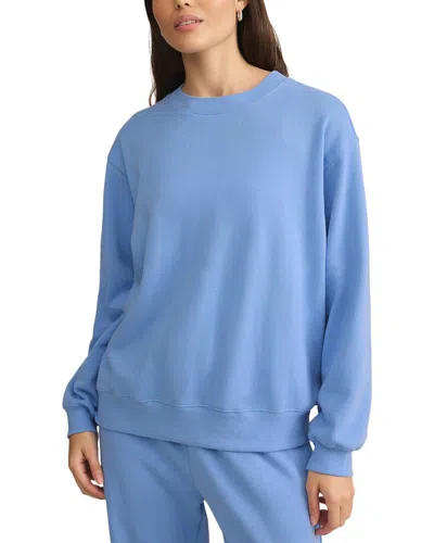 Z Supply Boyfriend Sweatshirt In Blue