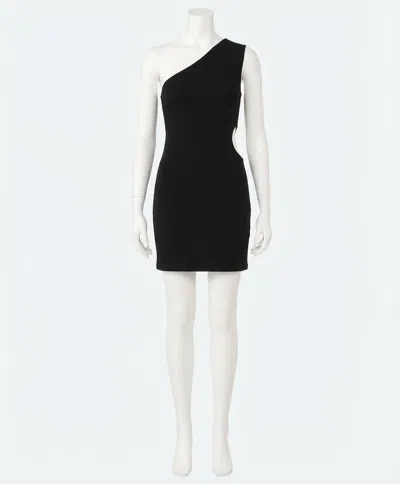 Z Supply Bri Side Cut Out Sleek Dress In Black