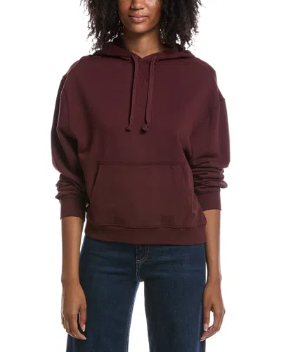 Z Supply Camila Hoodie In Burgundy