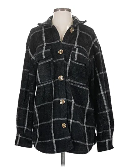 Pre-owned Z Supply Cardigan Sweater In Black