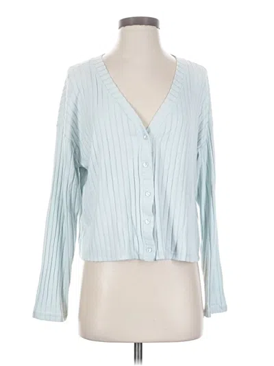 Pre-owned Z Supply Cardigan Sweater In Blue