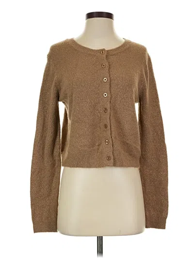 Pre-owned Z Supply Cardigan Sweater In Brown