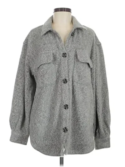 Pre-owned Z Supply Cardigan Sweater In Gray