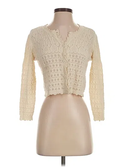 Pre-owned Z Supply Cardigan Sweater In Ivory