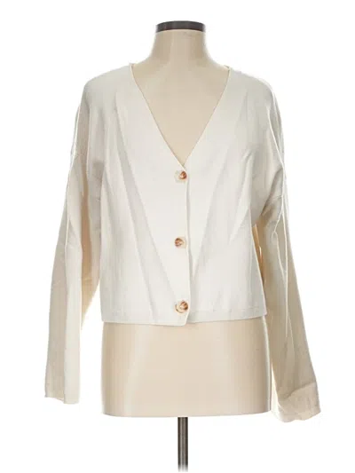 Pre-owned Z Supply Cardigan Sweater In Ivory