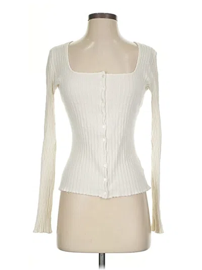 Pre-owned Z Supply Cardigan Sweater In Ivory