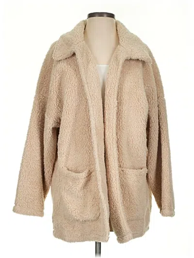 Pre-owned Z Supply Cardigan Sweater In Tan