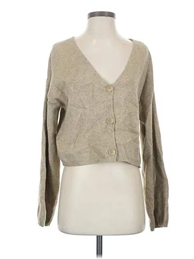 Pre-owned Z Supply Cardigan Sweater In Tan
