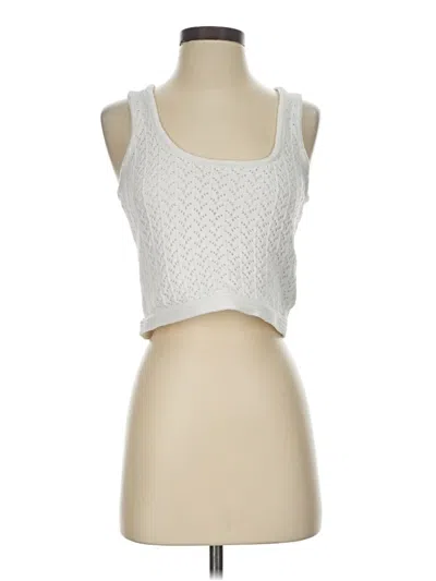 Pre-owned Z Supply Cardigan Sweater In White