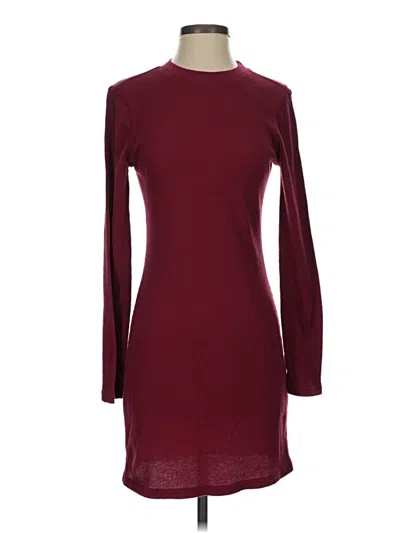 Pre-owned Z Supply Casual Dress In Burgundy