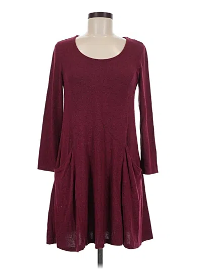 Pre-owned Z Supply Casual Dress In Burgundy