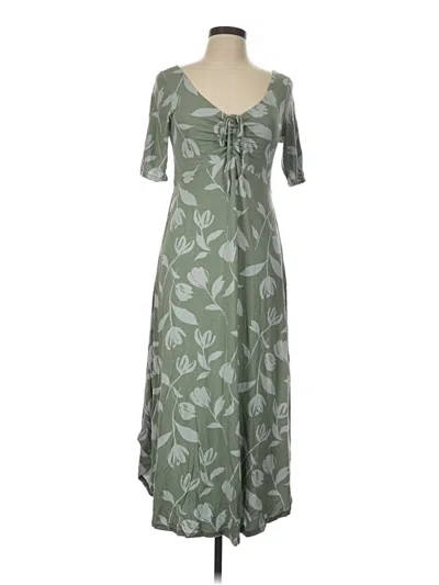 Pre-owned Z Supply Casual Dress In Green