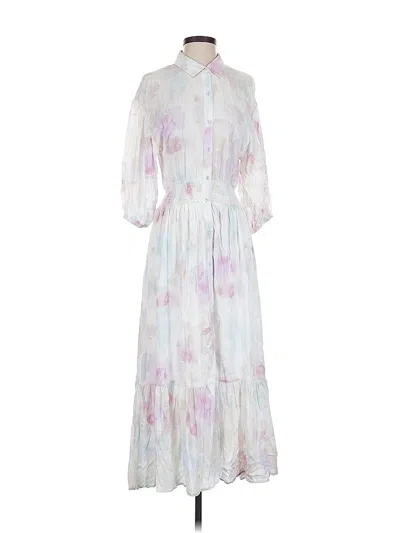 Pre-owned Z Supply Casual Dress In White