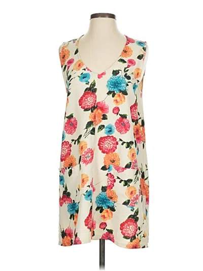 Pre-owned Z Supply Casual Dress In White