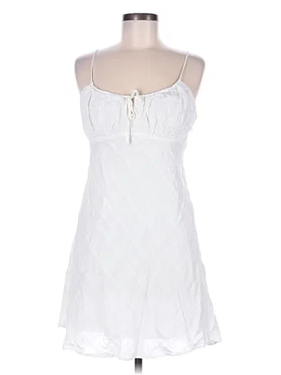 Pre-owned Z Supply Casual Dress In White