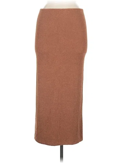 Z Supply Casual Skirt In Brown