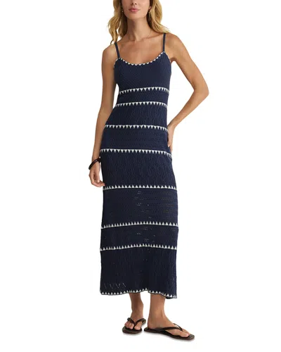 Z Supply Catamaran Striped Dress In Blue