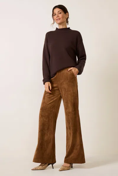 Z Supply Cecile Suede Wide Leg Pant In Multi