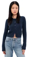 Z Supply Cera Cardigan Eclipse In Blue