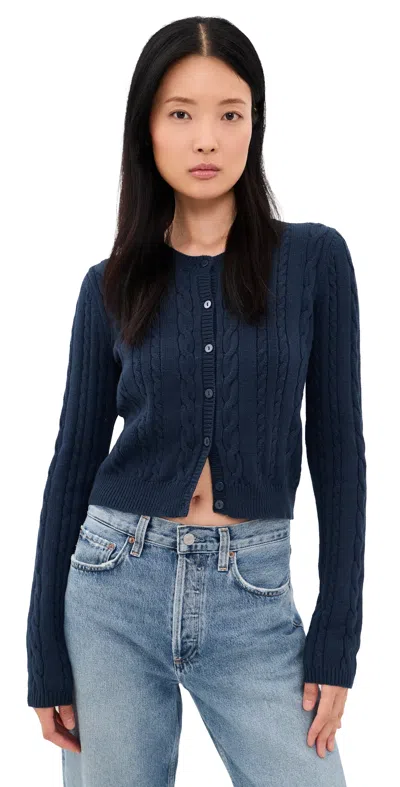 Z Supply Cera Cardigan Eclipse In Blue