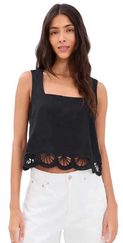 Z Supply Charlene Top Black In Multi
