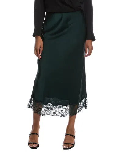 Z Supply Cinder Lace Midi Skirt In Green