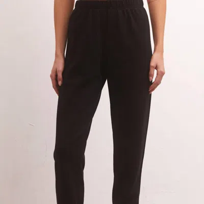 Z Supply Classic Gym Jogger In Black