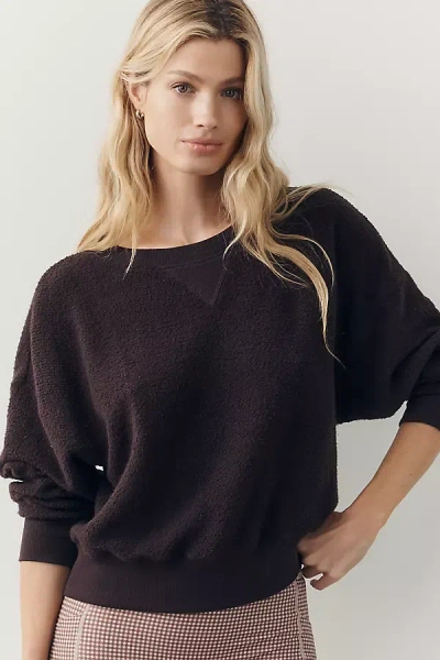 Z Supply Clubhouse Sweatshirt In Brown