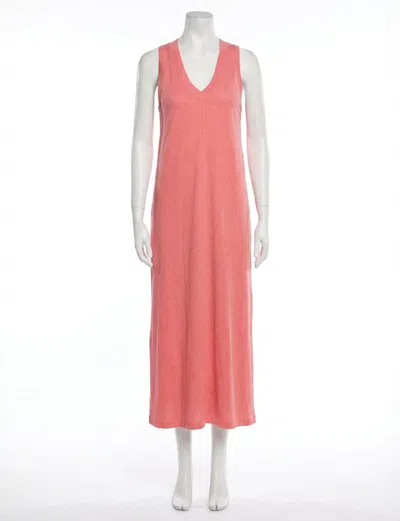Z Supply Coastline Midi Dress In Sun Set Pink