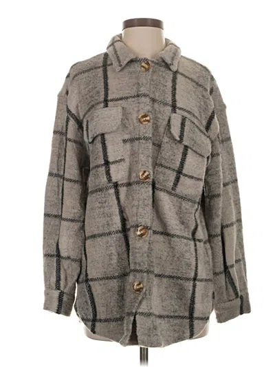 Pre-owned Z Supply Coat In Gray
