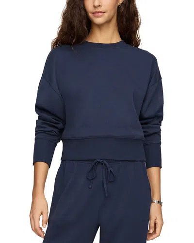 Z Supply Comeback Cotton Blend Sweatshirt In Blue