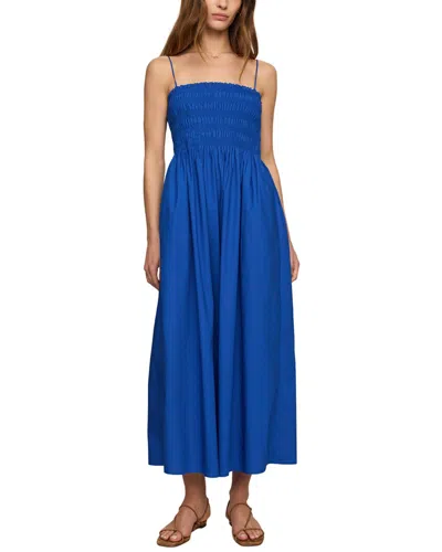 Z Supply Cornelia Poplin Maxi Dress In Blue