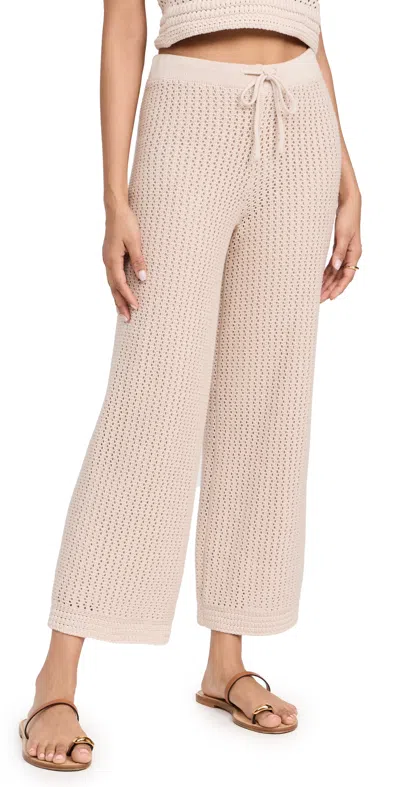 Z Supply Costa Pants Natural In White