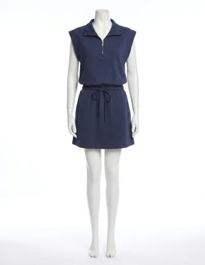 Z Supply Country Club Mini Dress In Navy In Blue