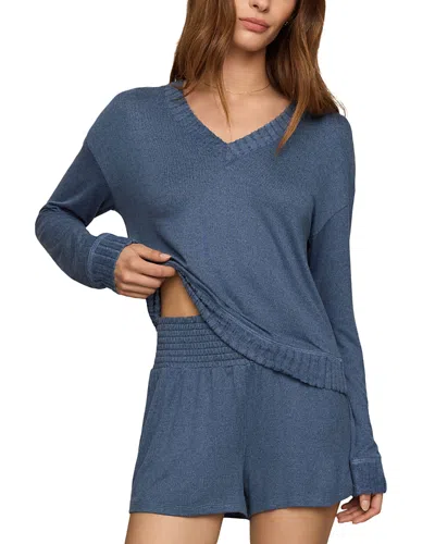 Z Supply Courtney Sleep Top In Blue