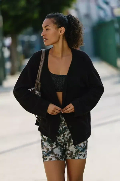 Z Supply Cozy Moment Cardigan Top In Black