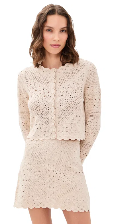 Z Supply Cressa Cardigan Natural In Neutral