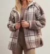 Z SUPPLY CROSS COUNTRY PLAID JACKET IN GREY