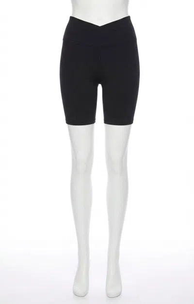 Z Supply Crossover Bike Rib Short In Black