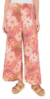 Z SUPPLY DANTE BARRA TROPIC PANTS SUNSET PINK