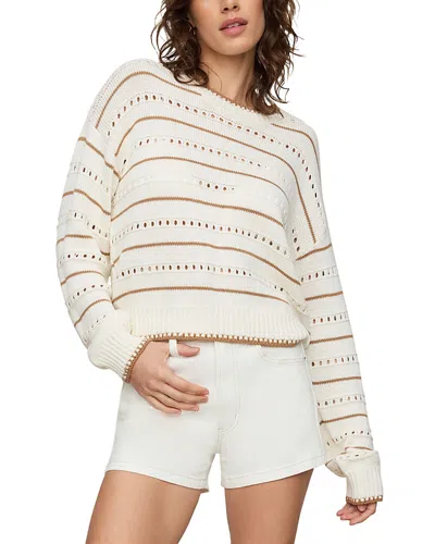 Z Supply Darby Stripe Sweater In White