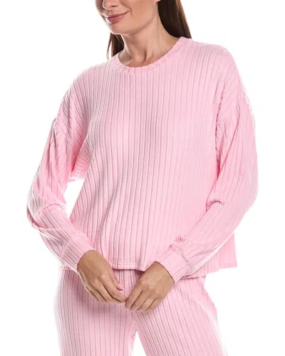 Z Supply Daydream Rib Top In Pink
