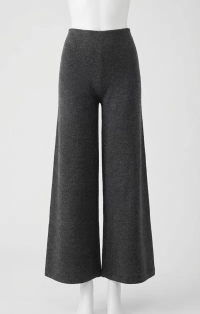 Z Supply Delaney Brushed Rib Pant In Charcoal In Gray