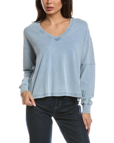 Z Supply Delphine Sweatshirt In Blue