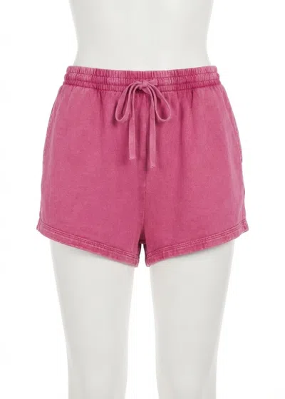 Z Supply Domingo Shorts In Sweet Plum In Pink
