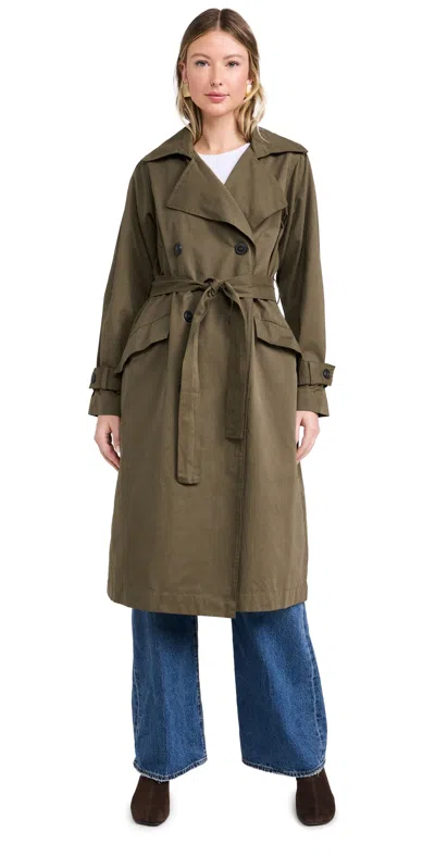 Z Supply Dorian Trench Grape Leaf