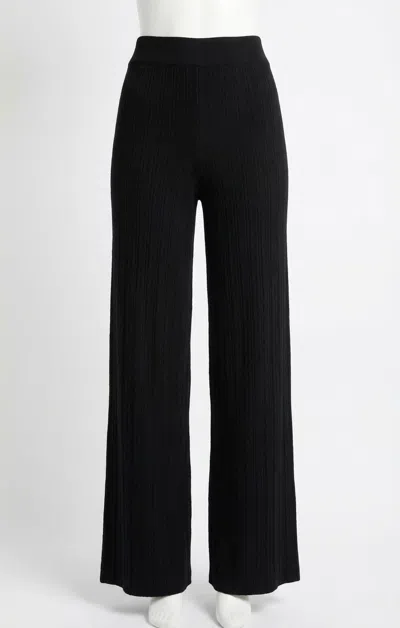 Z Supply Du Monde Sweater Pants In Black