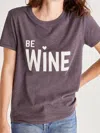 Z SUPPLY EASY BE WINE TEE IN SHADOW