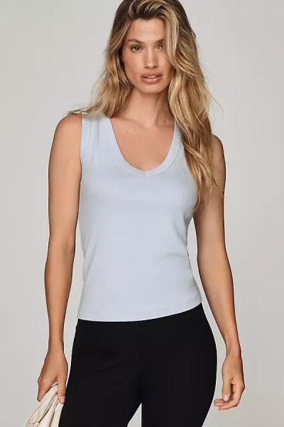 Z Supply Ellie V-neck Tank Top In Blue